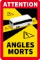 Preview: LKW-Schild Toter Winkel "Angles Morts" Frankreich